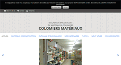 Desktop Screenshot of colomiersmateriaux.fr
